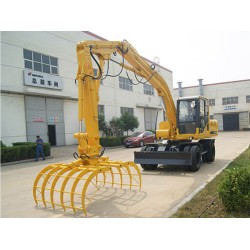 Máy xúc kẹp gỗ, kẹp cỏ, kẹp mía Wolwa DLS890-9A